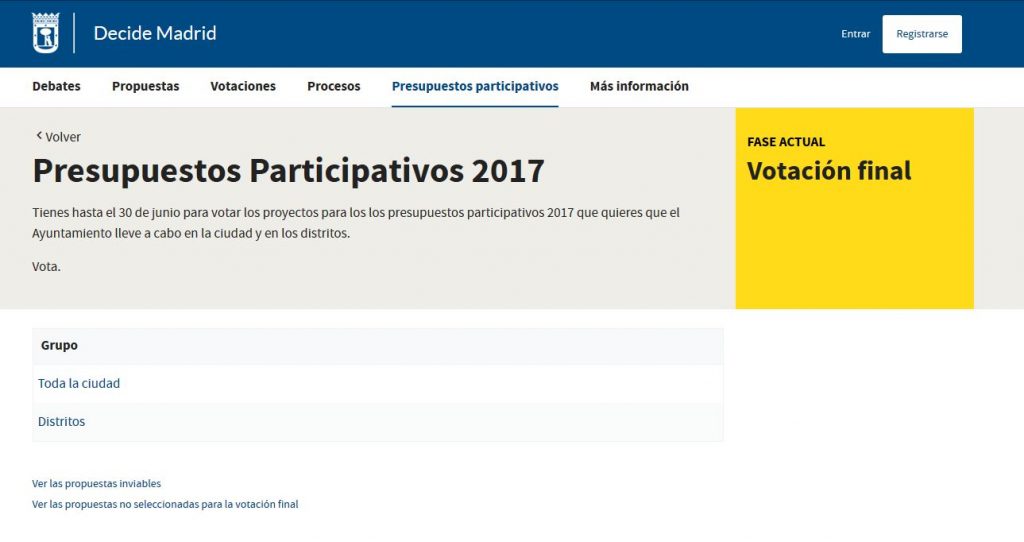 Decide Madrid_ Presupuestos participativos