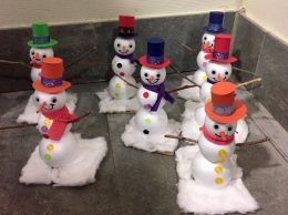 muñecos nieve Navidad 2017